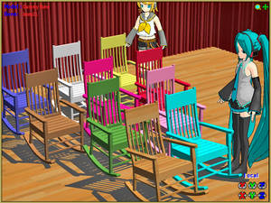 Rocking Chairs for MikuMikuDance 7.39