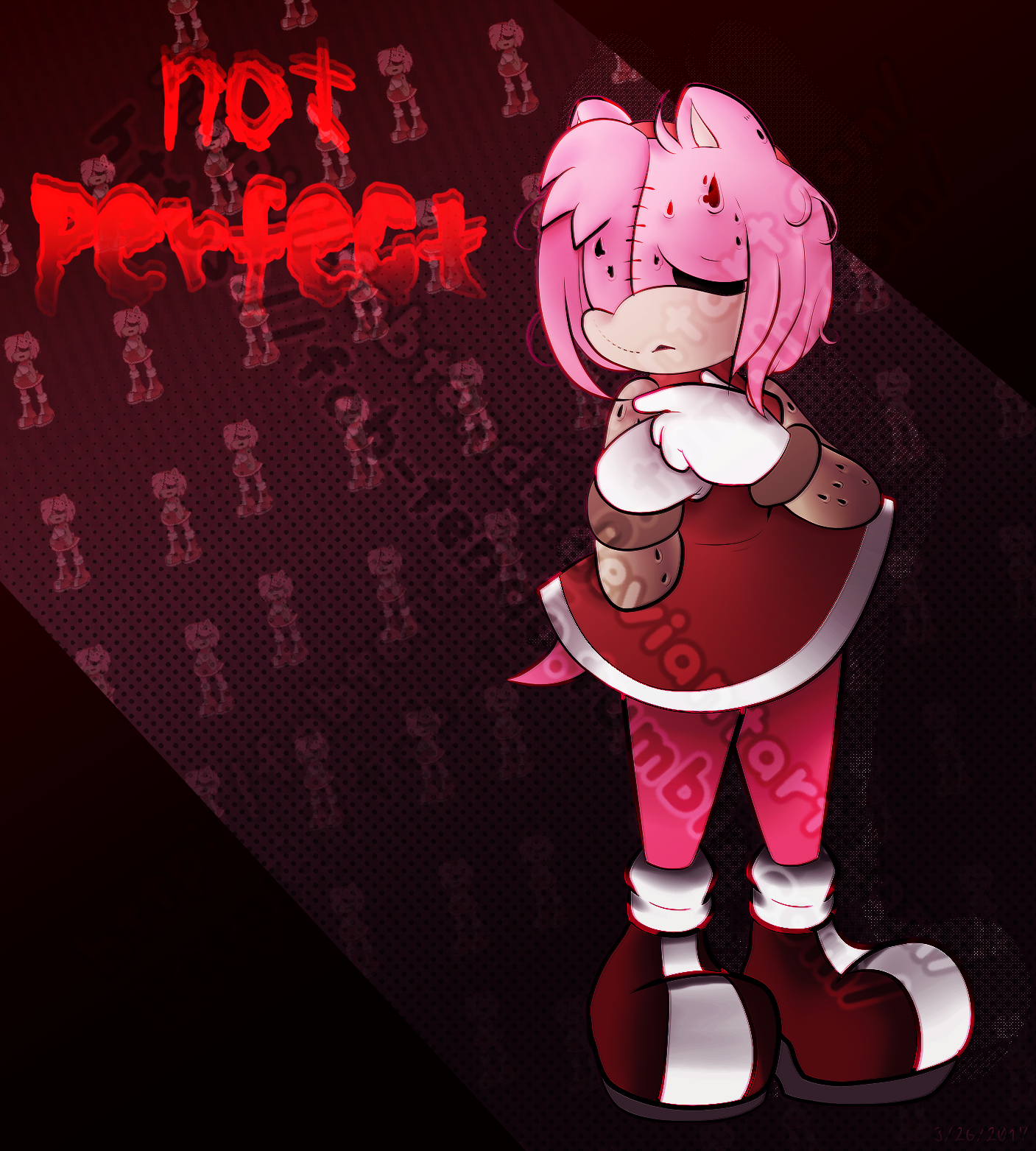 Amy and Sonic.exe by WolfKIce on DeviantArt