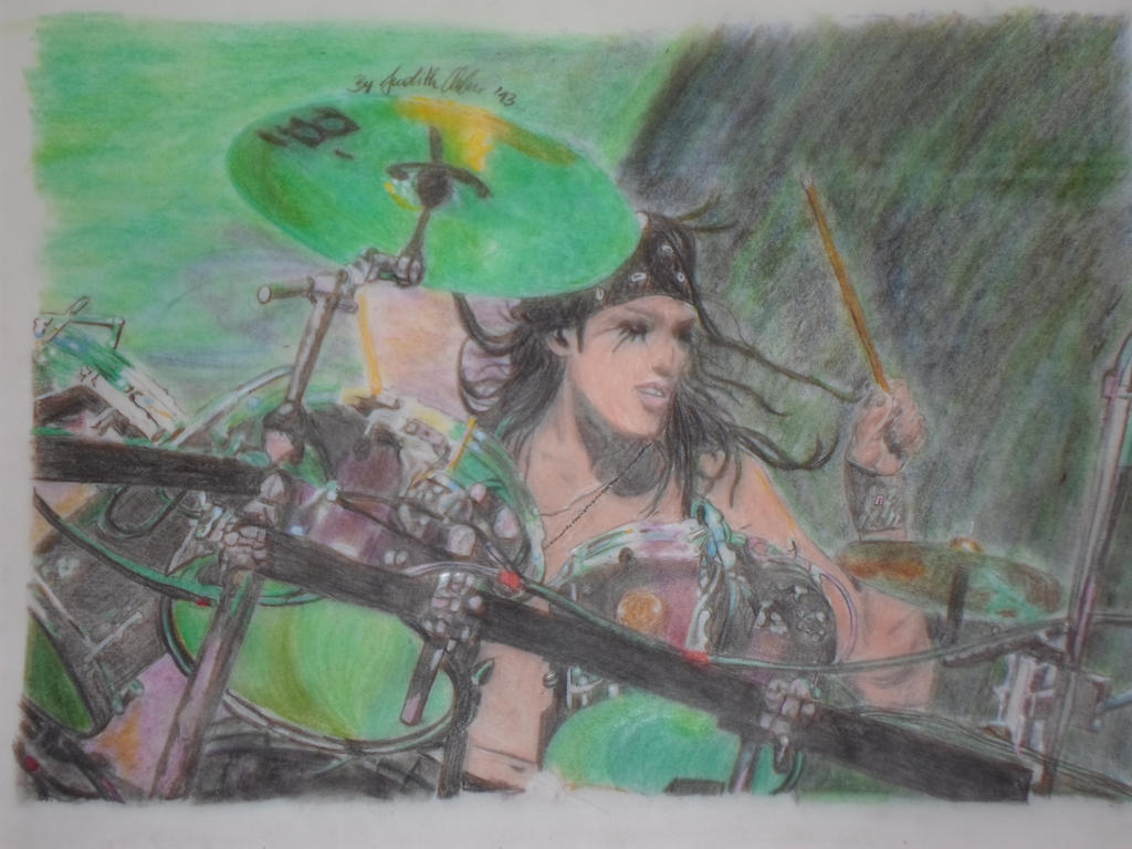 CC with his Drums colored