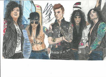 Black veil Brides Band Pic 10 in color updatet