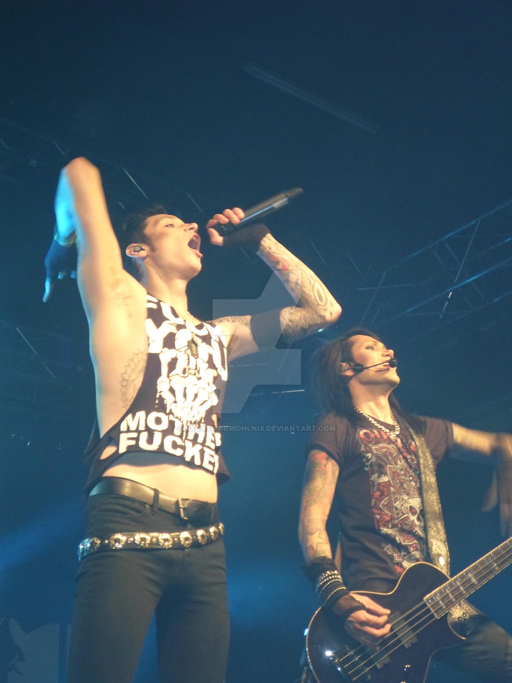 BVB Concertphotos vienna 4th dec andy and ashley