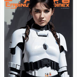 Star Wars universe, solo girl stormtrooper