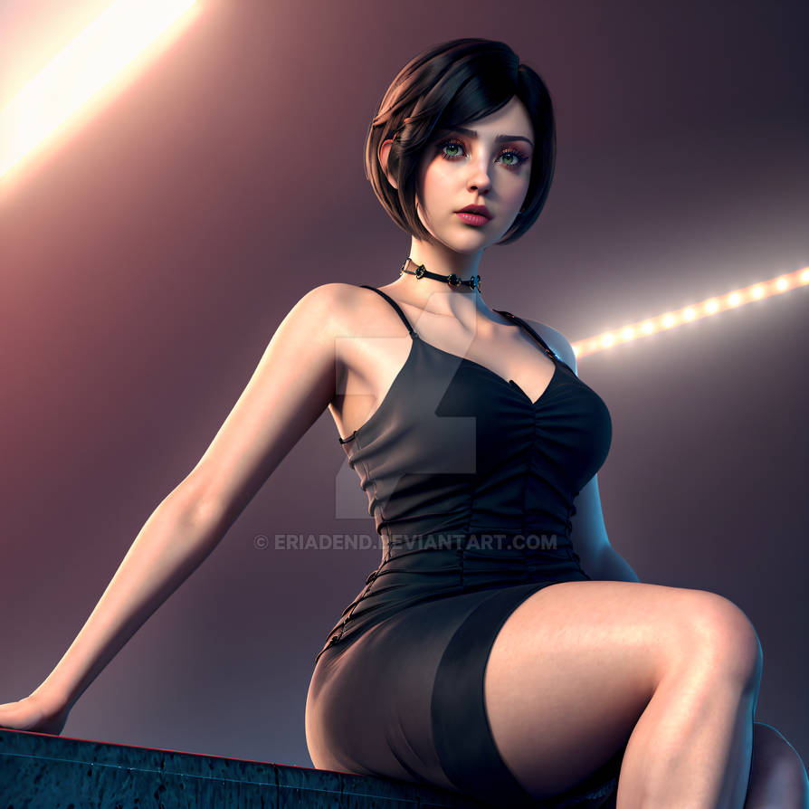 AI Art: Ada Wong (Resident Evil 4 Remake) by @5 5