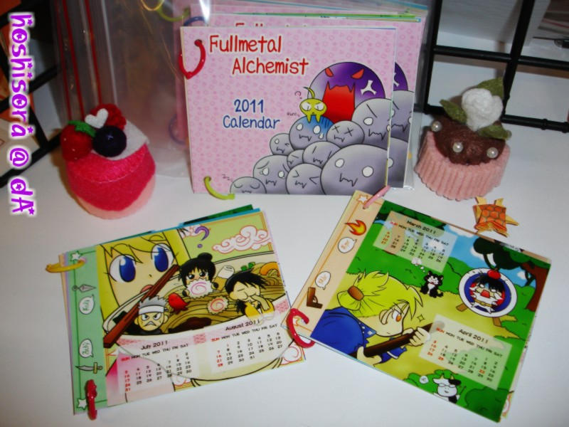 FMA FMA 2011 Calendar by sherripon on DeviantArt Fma 2025 Calendar Printable Colorful