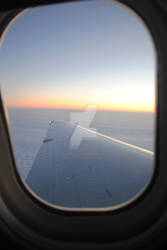 Sunrise on an Airplane