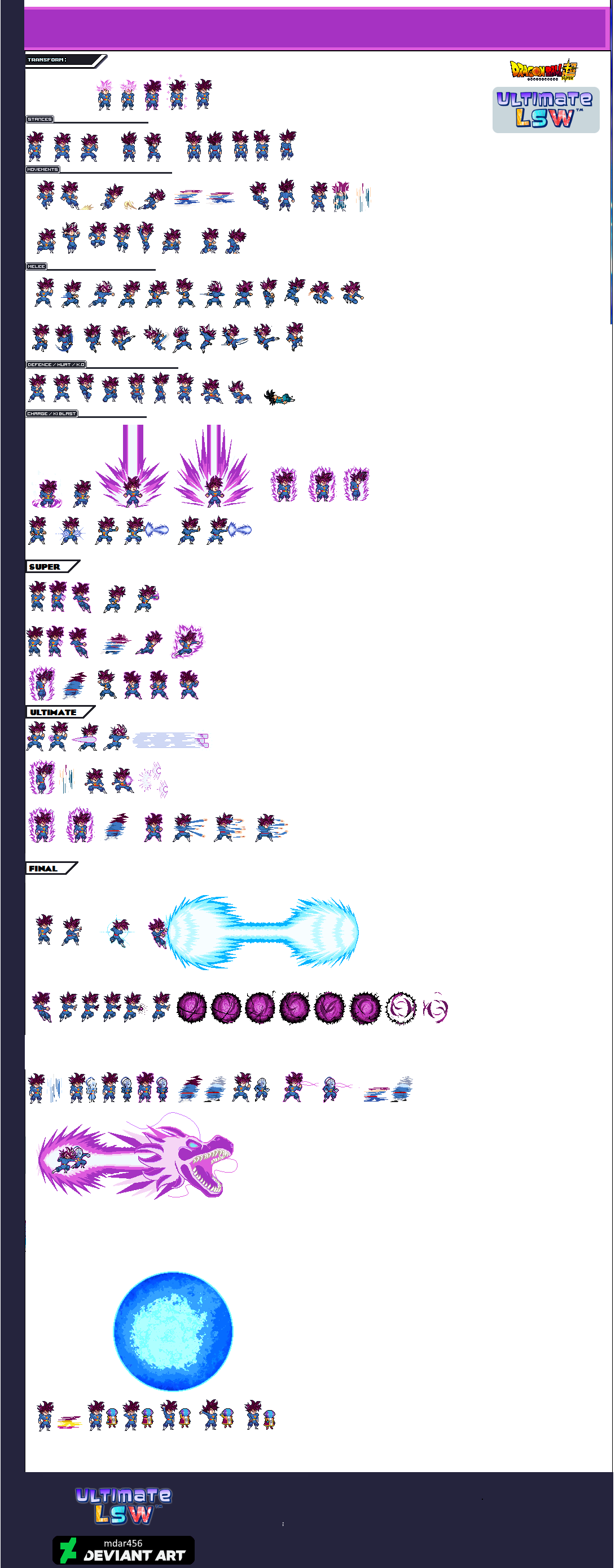 PACK DE SPRITES DO SONIC & SUPER SONIC ULSW 