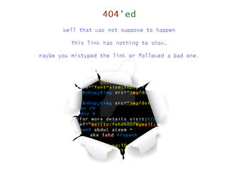 error - 404