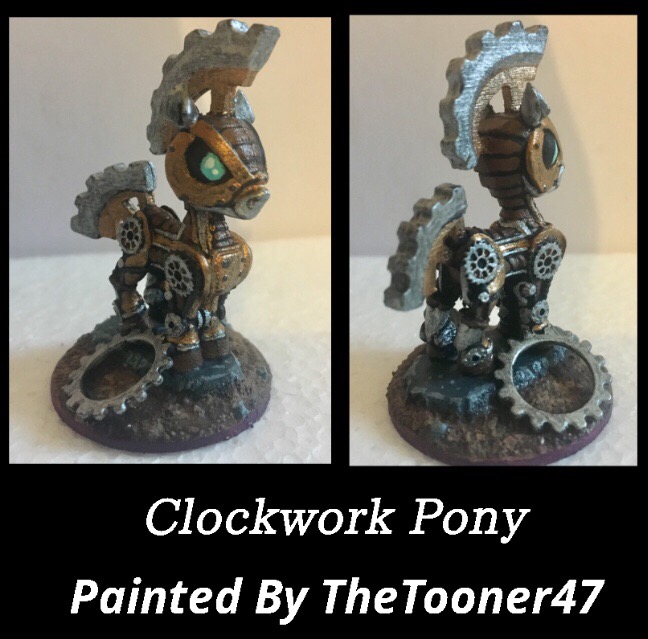 Mlp Clockwork Painted Clockwork Pony by TheTooner47 on DeviantArt