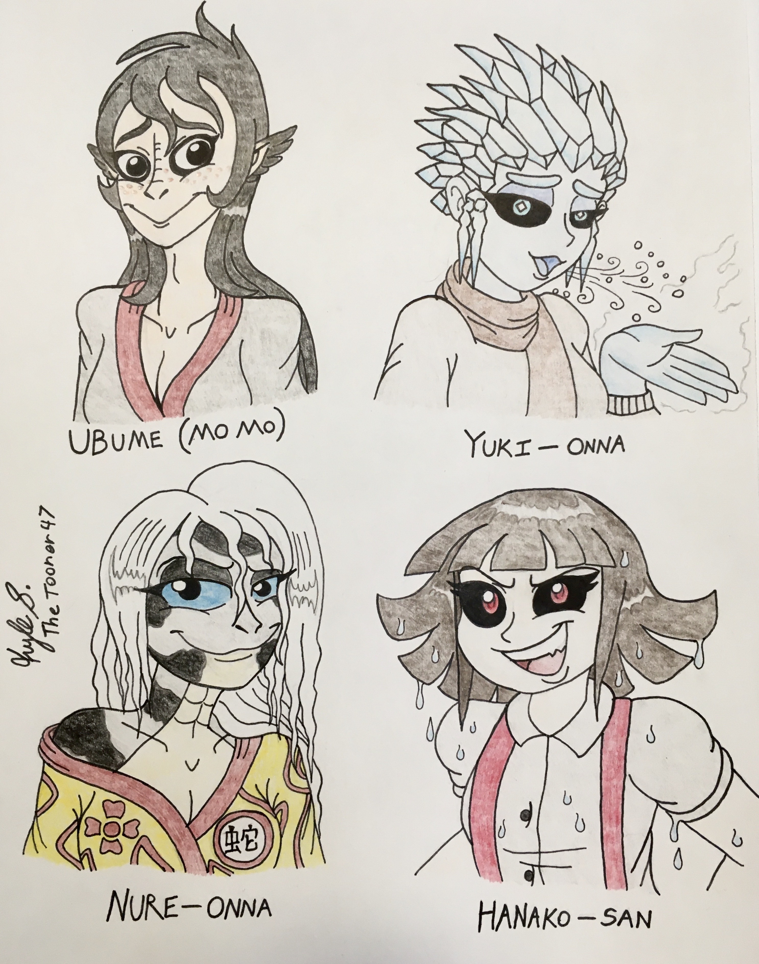 Random Yokai Girls by TheTooner47 on DeviantArt