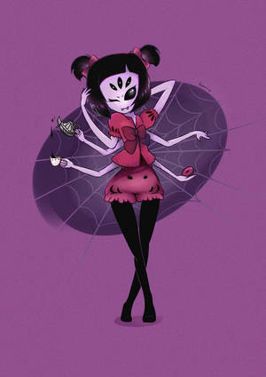 Undertale Muffet Fanart by Rorom-cassie