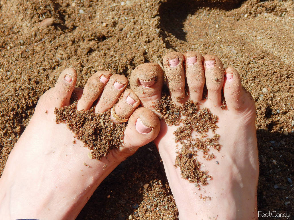 Sand Covered Toes