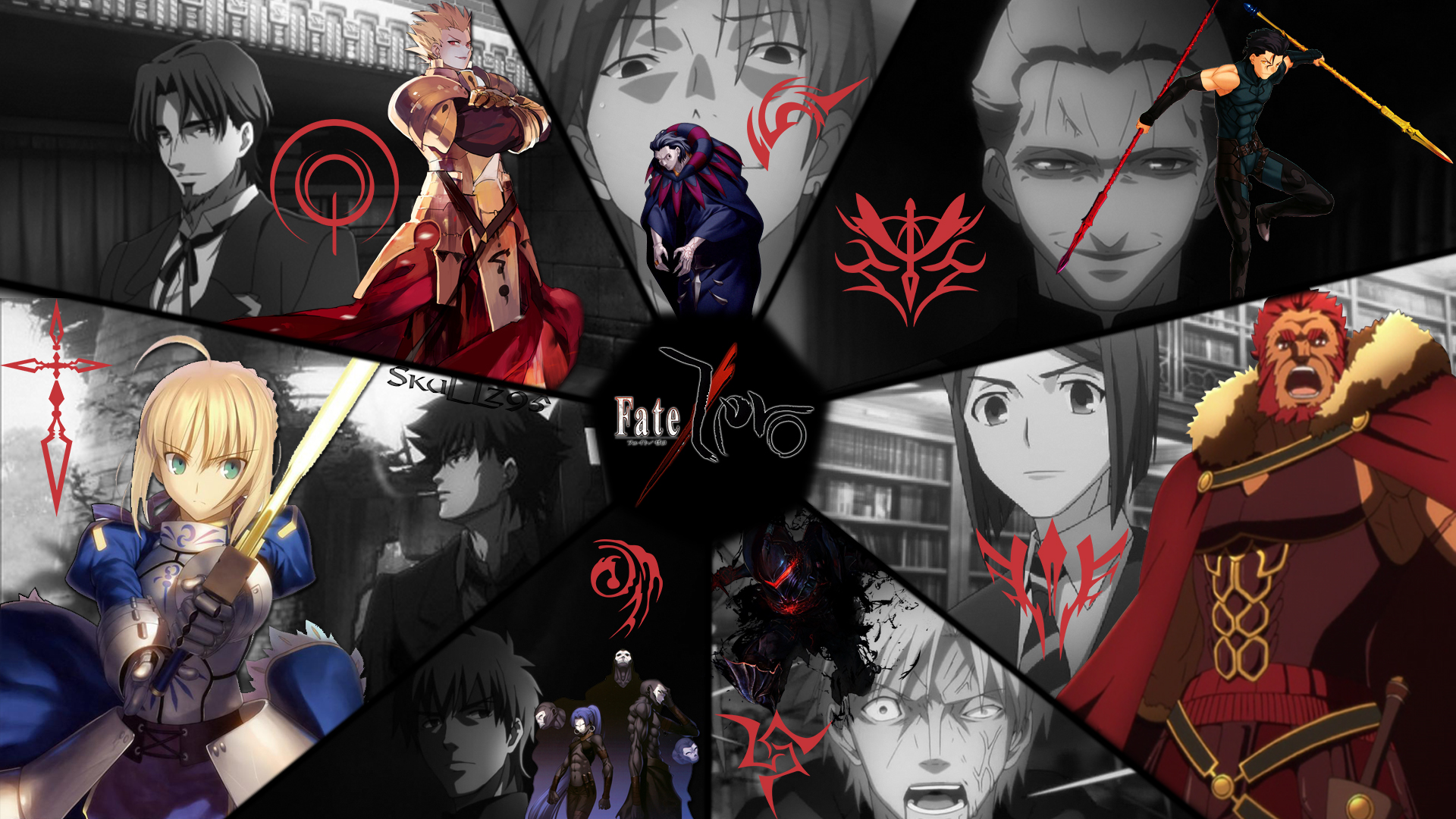 Fate Zero Masters And Servants Wallpaper By Skullz95 On Deviantart