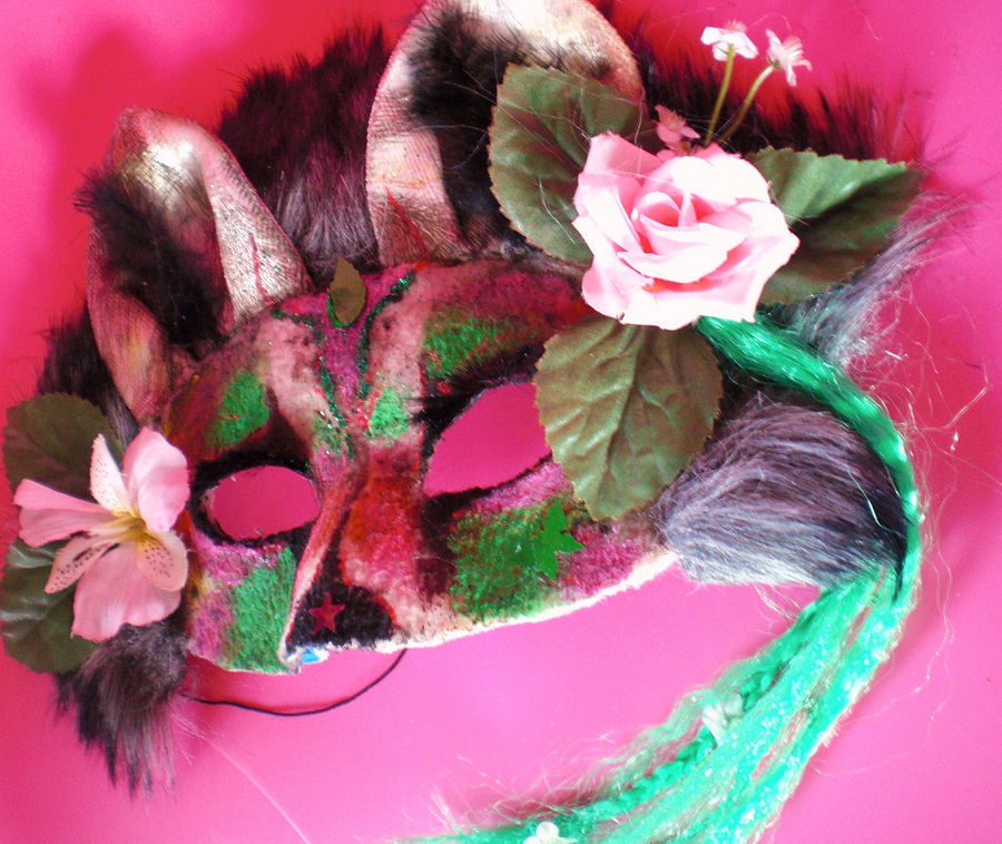 Flower Cat Mask by Makirou on DeviantArt