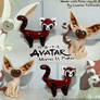 -Sculptures- Momo and Pabu, Team Avatar Mascots