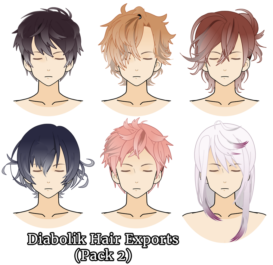 Diabolik Hair Exports (Pack 2) by melisssenpai
