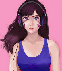 Dva Overwatch Fanart