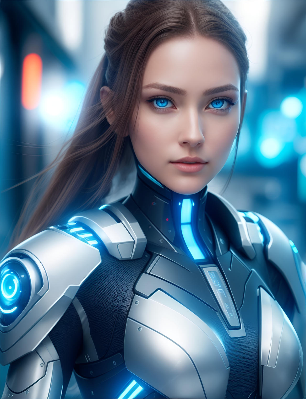 female cyborg by natali77 on DeviantArt