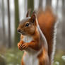 A cute squirrel