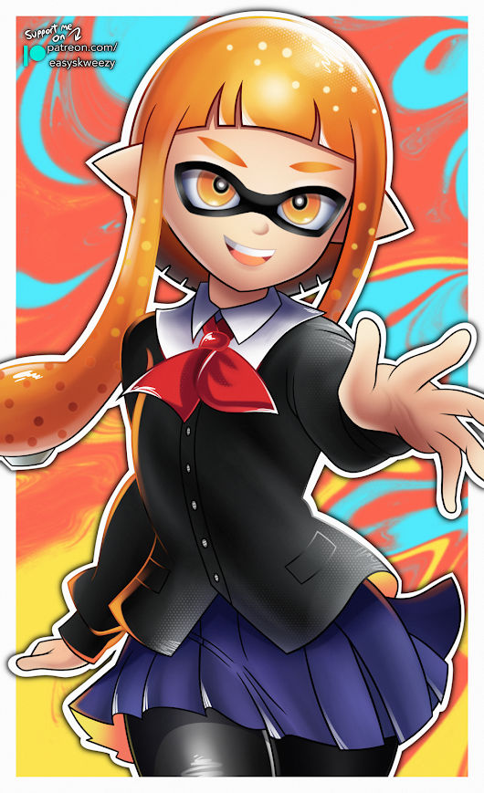 Inkling Girl by easyskweezy on DeviantArt