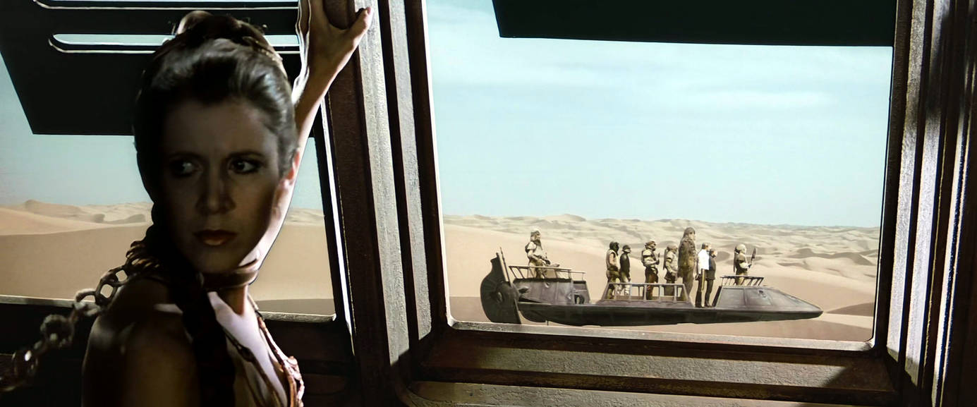 Slave Leia On Jabba s Sail Barge By StarWarsFreak88 On DeviantArt slave-leia-on-jabba-s-sail-barge-by-starwarsfreak88-on-deviantart
