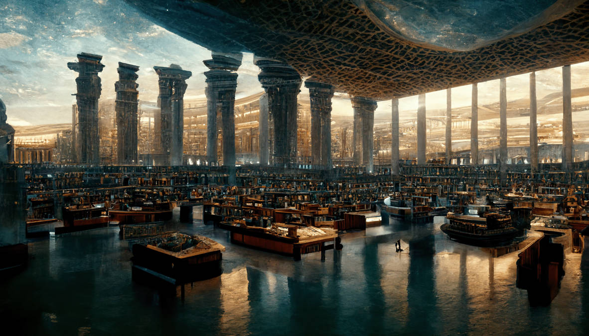 Ancient Library Of Alexandria by omarsaeed74 on DeviantArt Ancient Library Of Alexandria by omarsaeed74 on DeviantArt