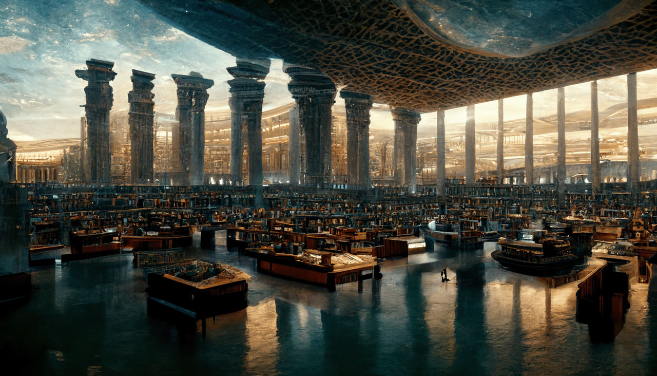 Ancient Library Of Alexandria By Omarsaeed74 On DeviantArt ancient-library-of-alexandria-by-omarsaeed74-on-deviantart
