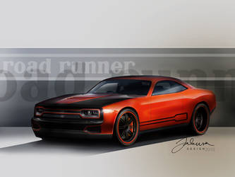 Plymouth Road Runner sketch by Jakusa1