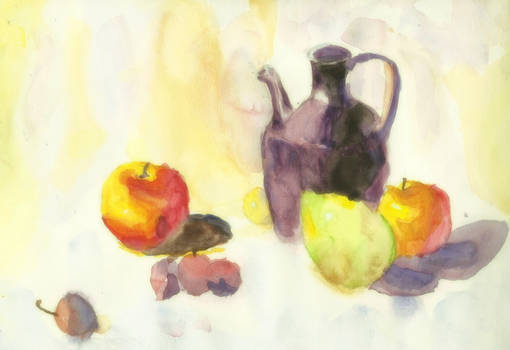 Jug and Fruits