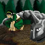 Toph and Onix