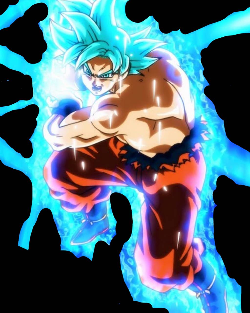 Ultra Instinct SSJ5 Goku by sainikaran9999 on DeviantArt