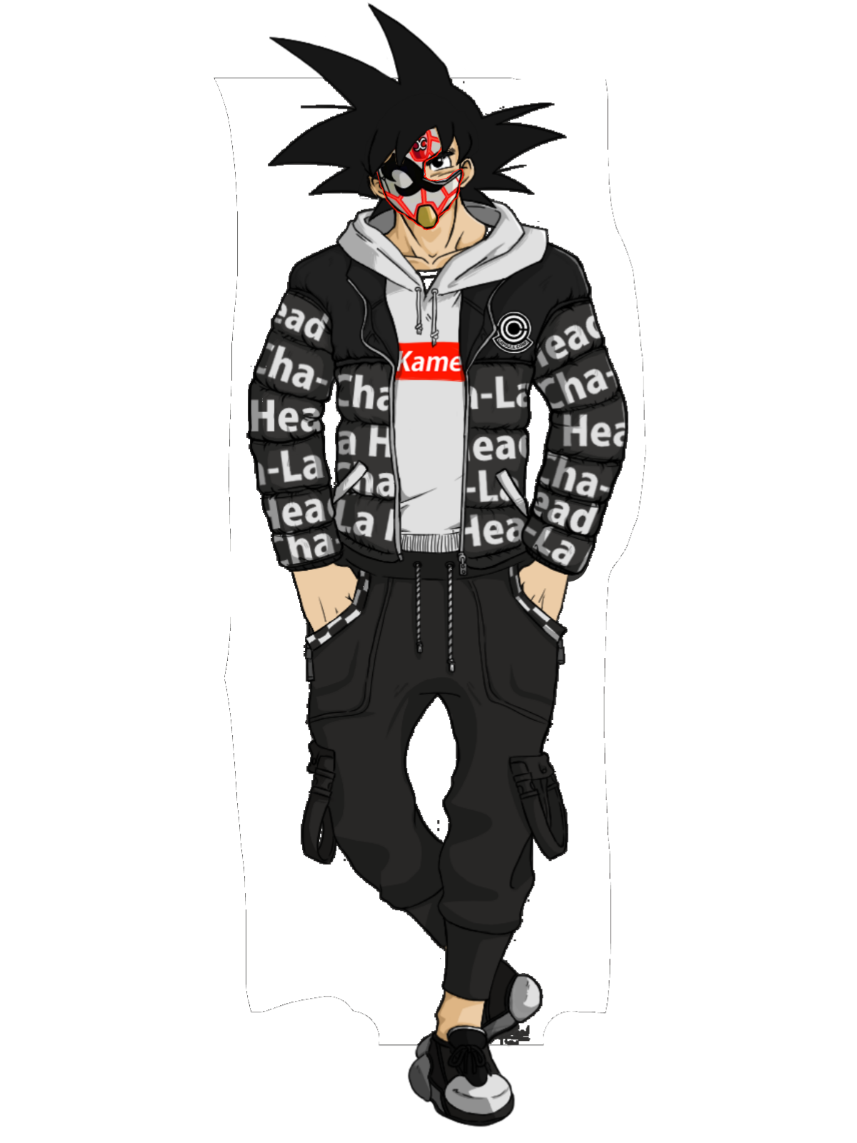 Drip Goku With Crimson Masked By Gofkisuper344 by GofKiSuper344 on