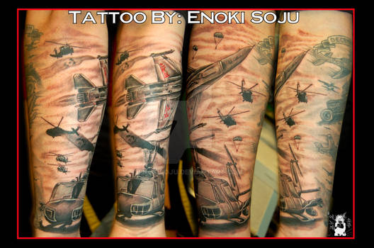 Full 180 of Pearl Harbor Sleeve