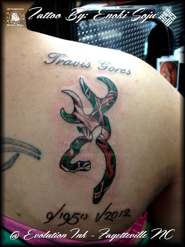 Mossy Oak Browning Tattoo By Enoki Soju by enokisoju on DeviantArt