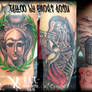 Roman Qtr Sleeve Custom Tattoo by Enoki Soju