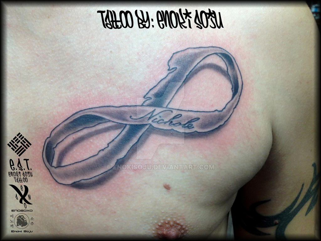 Infinity Sign Script Tattoo by Enoki Soju by enokisoju on DeviantArt