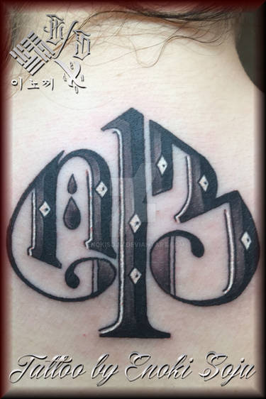 Mr dice tattoo blackwork by D3m0nInk on DeviantArt