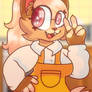 Waffles as cooking mama