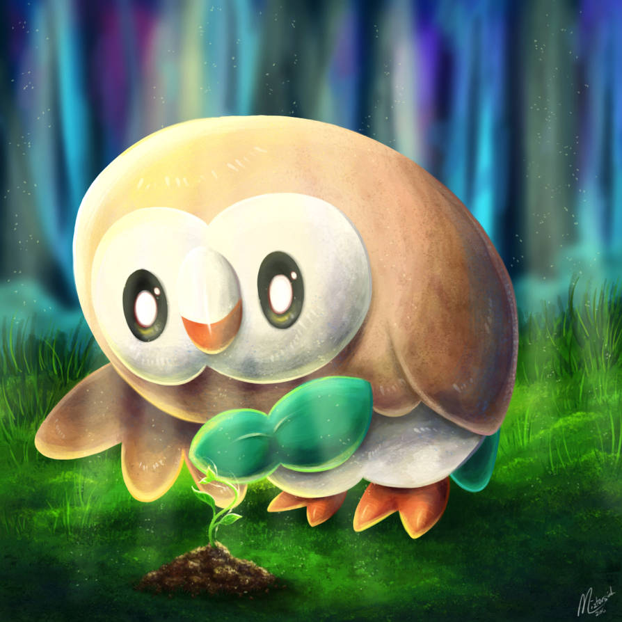 Rowlet Tree Rowlet by MizterSiah on DeviantArt