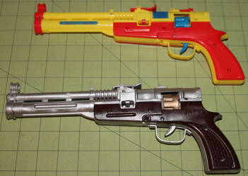 Long barrel cap gun repaint