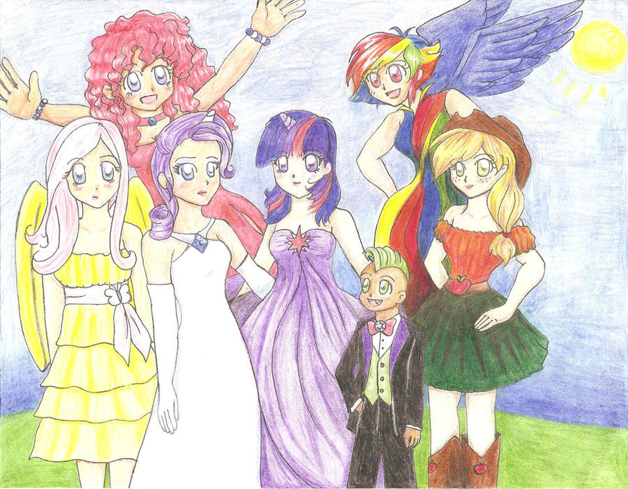 MLP Humans by Kaze-no-Akurei on DeviantArt