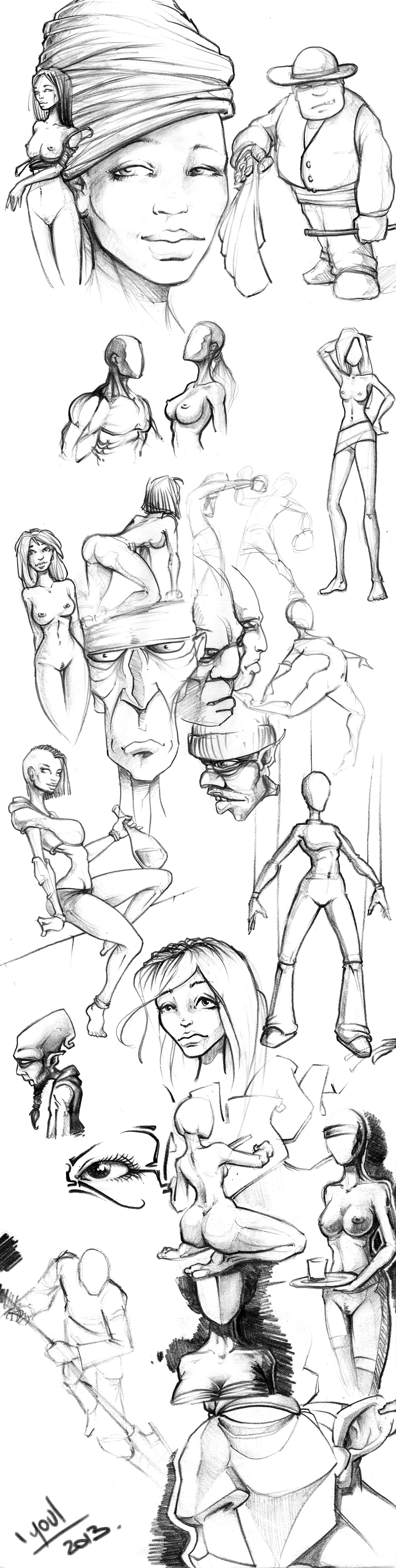 Youl Sketches Juin2013 Various