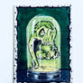 Thing in Jar Sketch Card