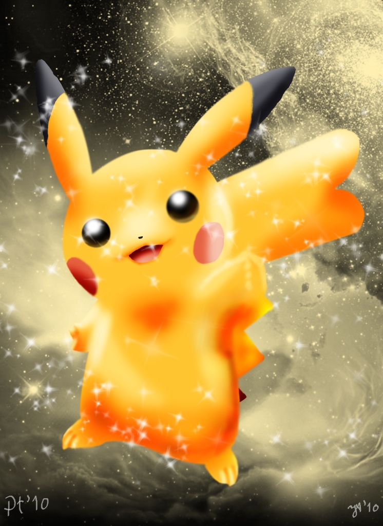 Shiny Pikachu by Joana-the-Raichu on DeviantArt