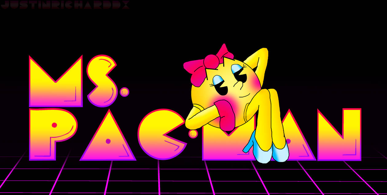 Ms. Pac-Man by JR-verse on DeviantArt