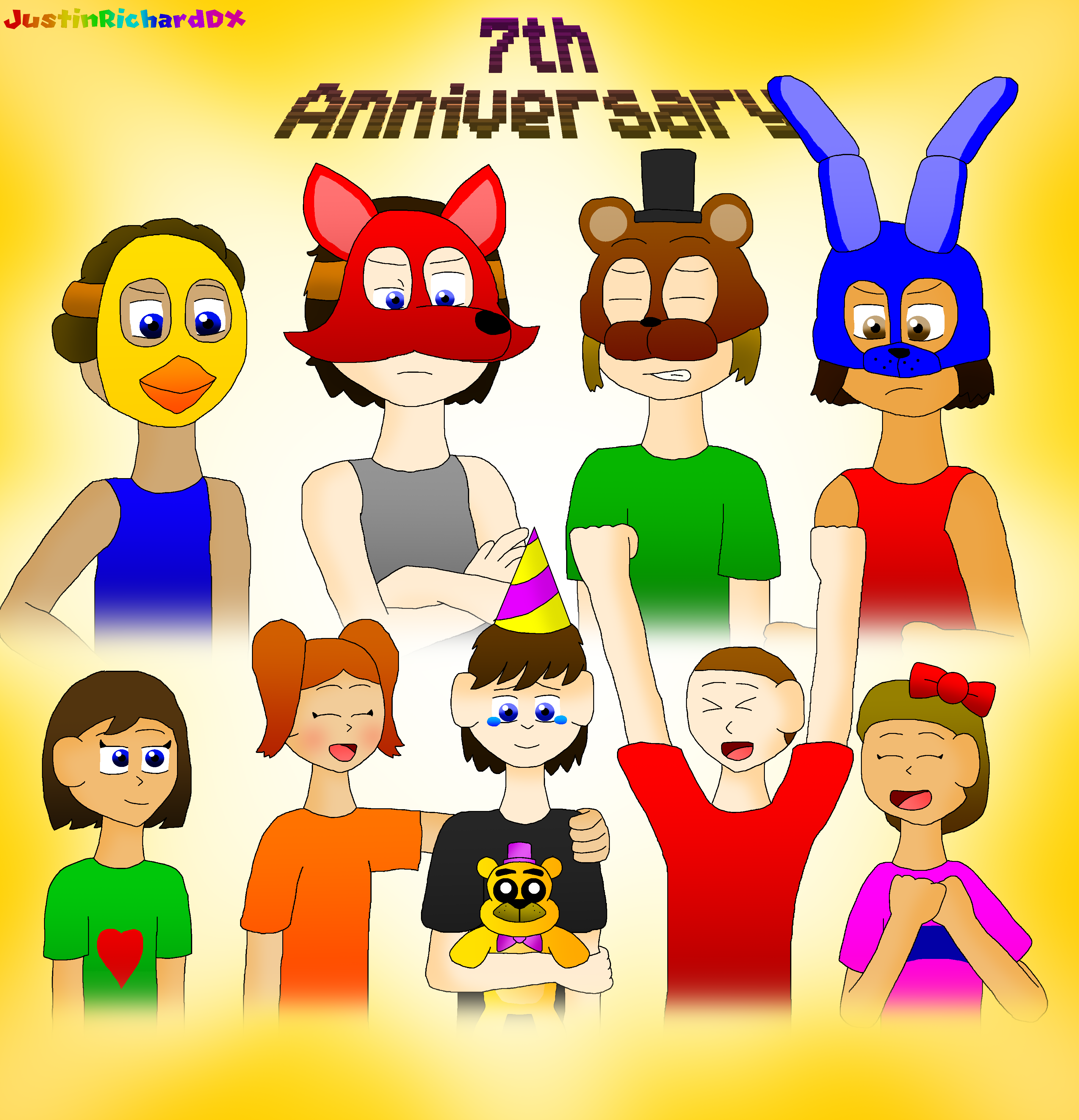 Five Night's at Freddy's 4: Fourth Anniversary by FriskYT on