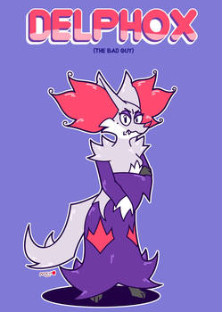 Cartoon Delphox