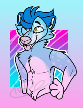 Fluke Husky Fanart