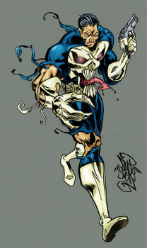 punisher symbiot colored