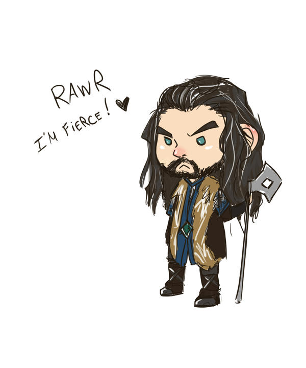 Tiny fierce Thorin