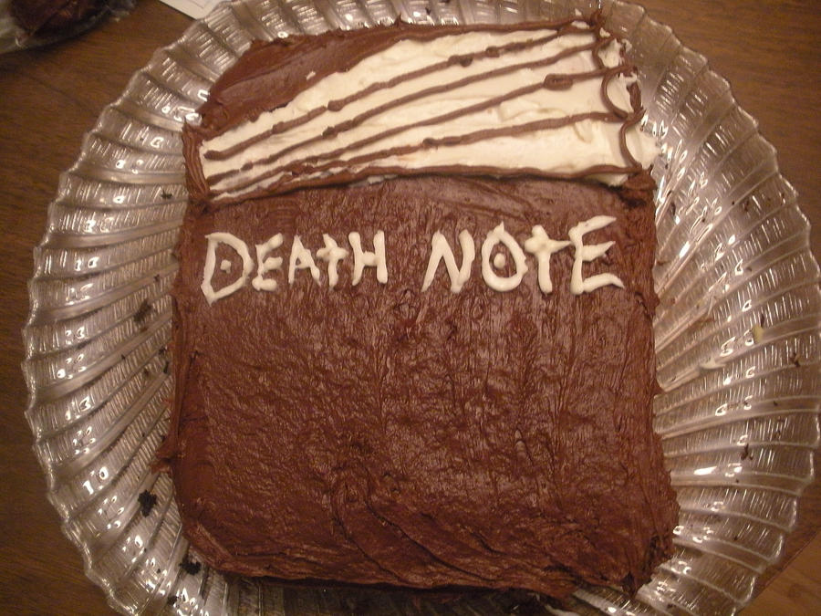Death Note Cake by fallen-angel1333 on DeviantArt